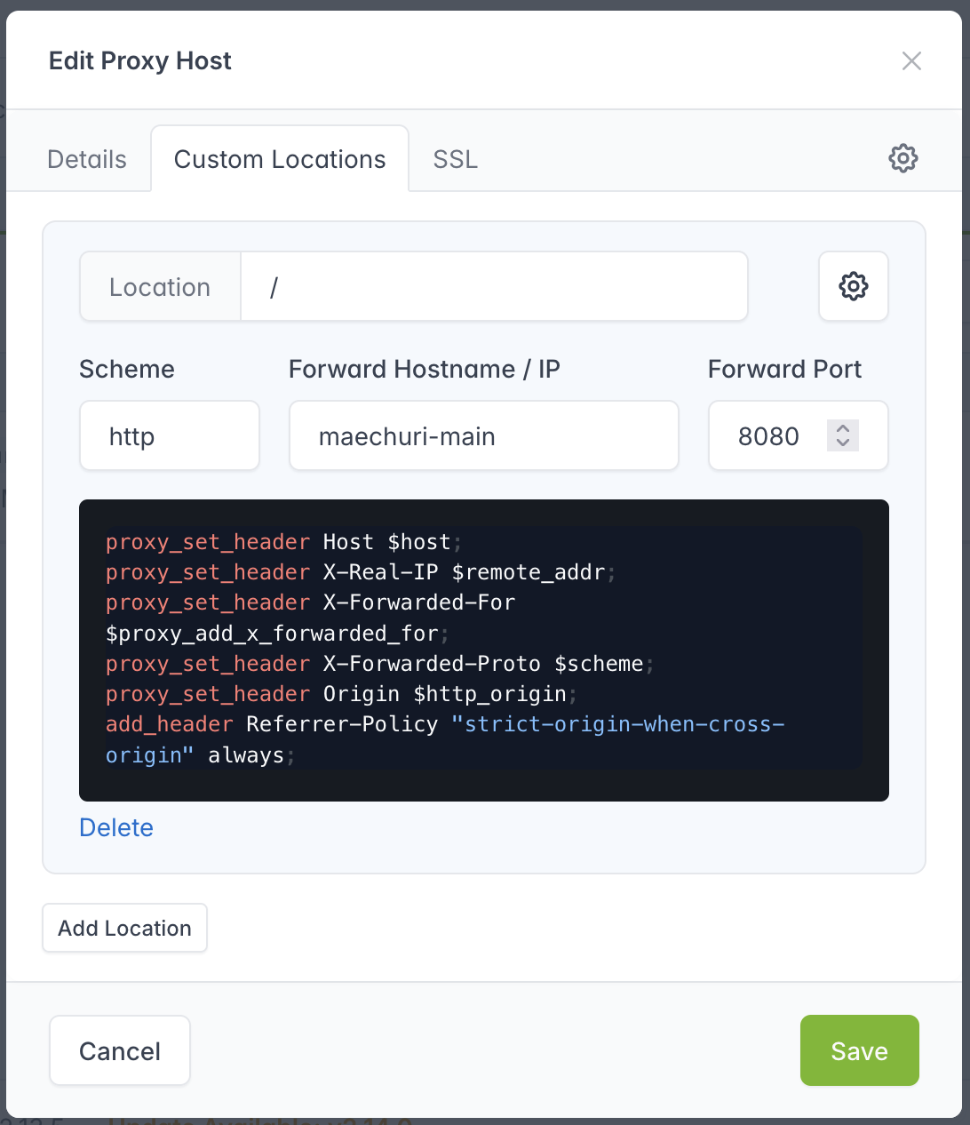 nginx-location-config